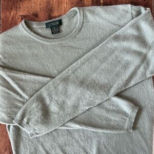 J. Crew 100% Cashmere Sweater in Mint Green